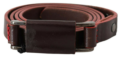  - Elegant Brown Leather Fashion Belt