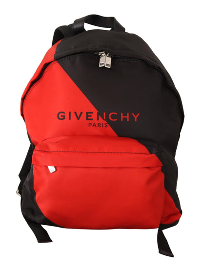  - Sleek Urban Backpack in Black and Red