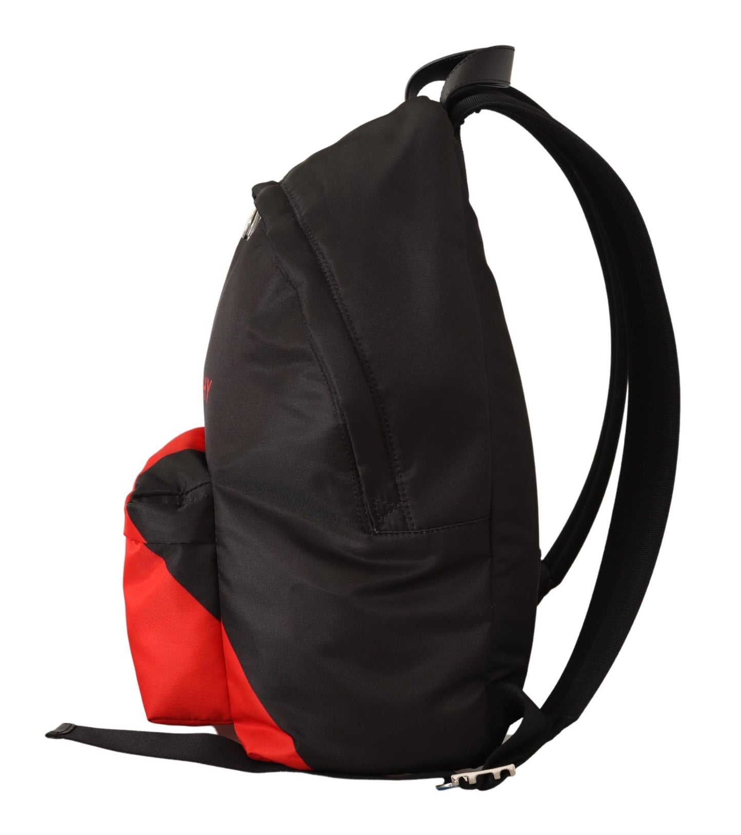  - Sleek Urban Backpack in Black and Red