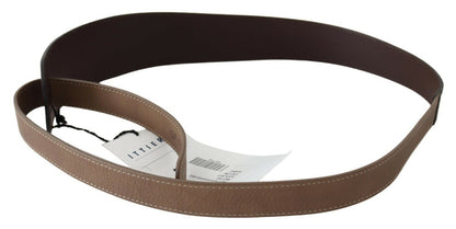  - Elegant Dark Brown Braided Leather Belt