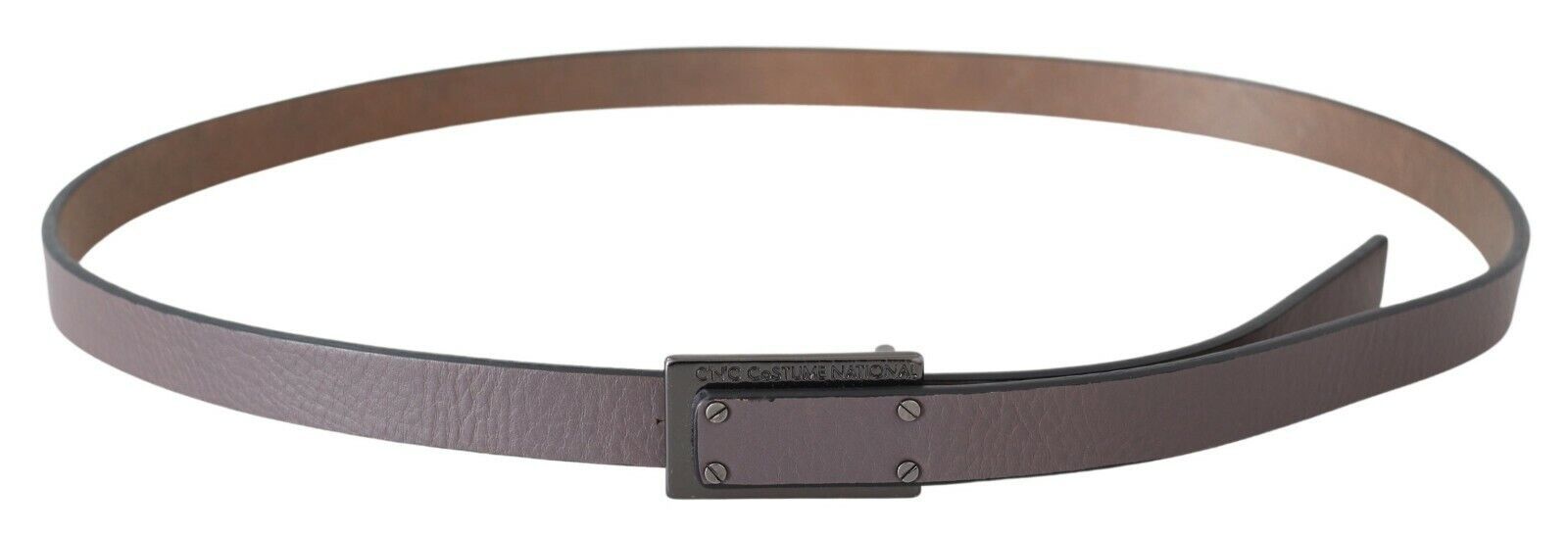 Elegant Brown Leather Fashion Belt