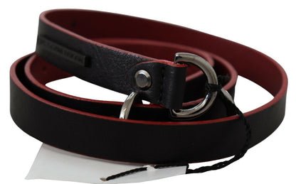  - Elegant Dual-Tone Leather Belt