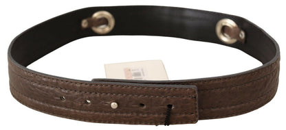  - Elegant Brown Leather Fashion Belt