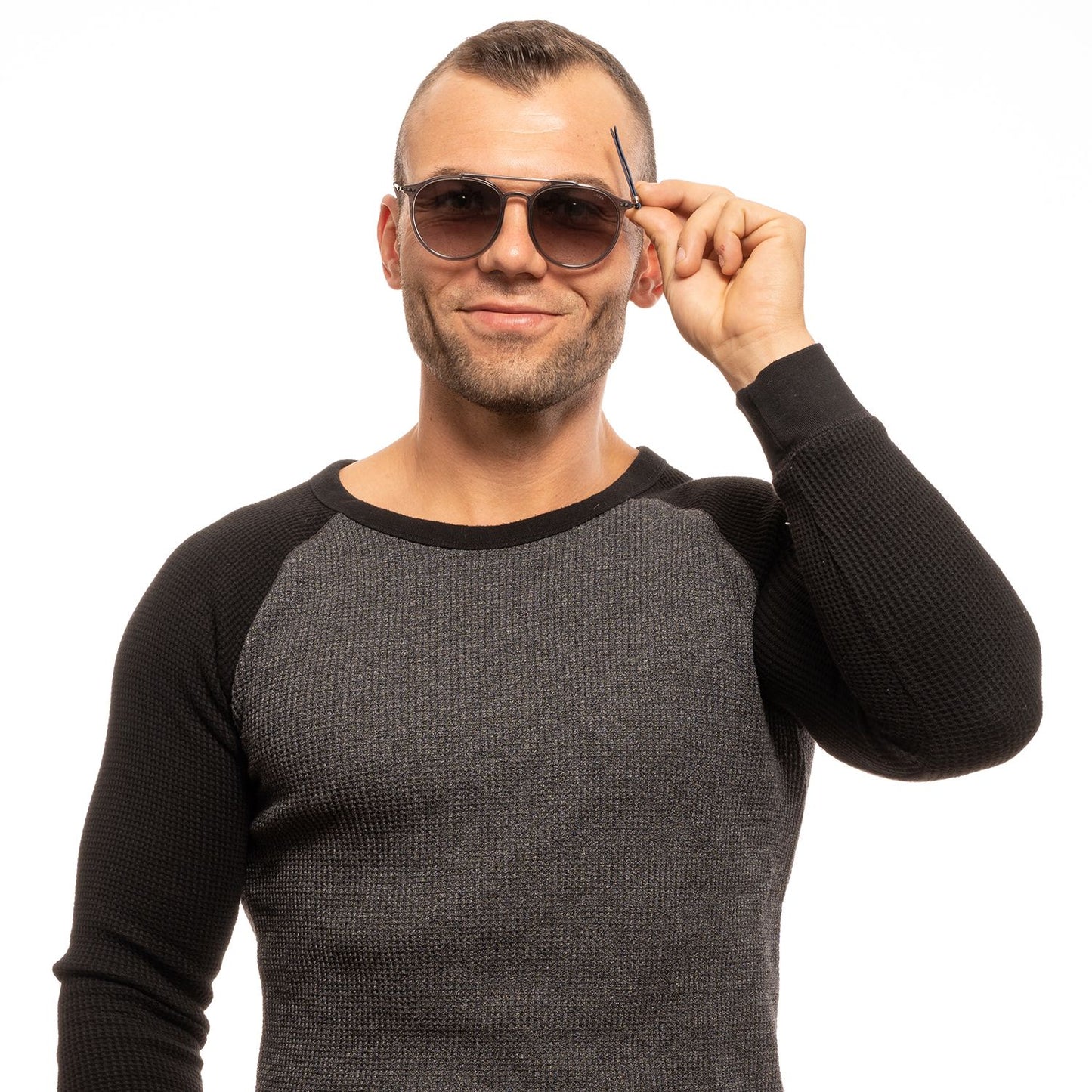 Gray Unisex Sunglasses - The Luxe Alliance