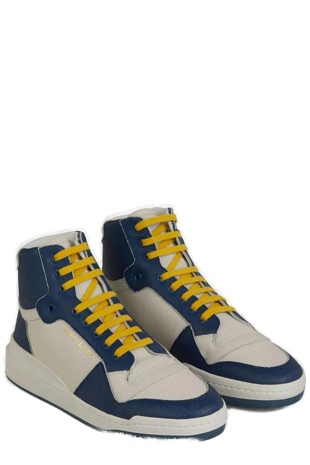  - Elevate Your Style with Mid-Top Blue Luxury Sneakers