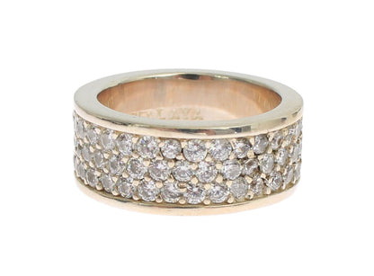  - Glamorous Silver CZ Crystal Embellished Ring