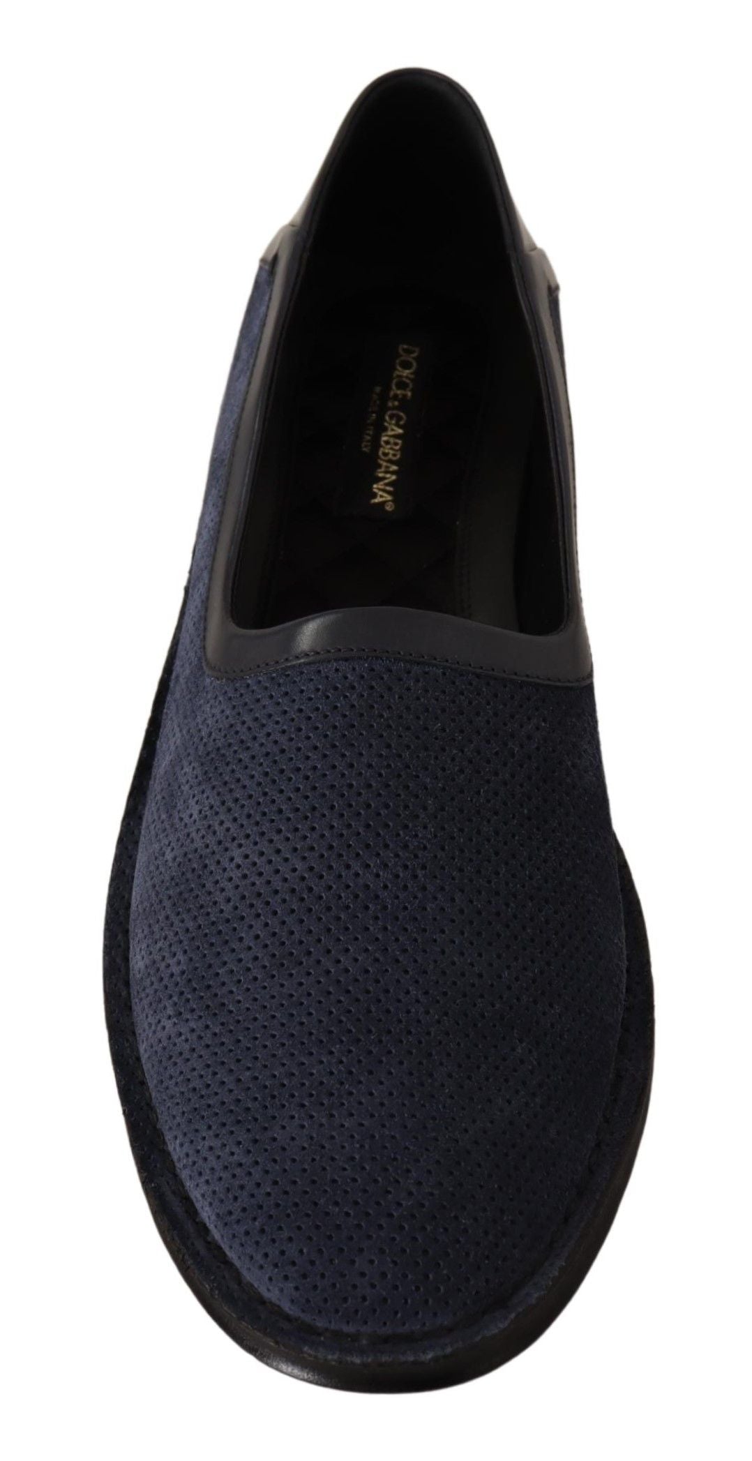  - Elegant Perforated Leather Loafers