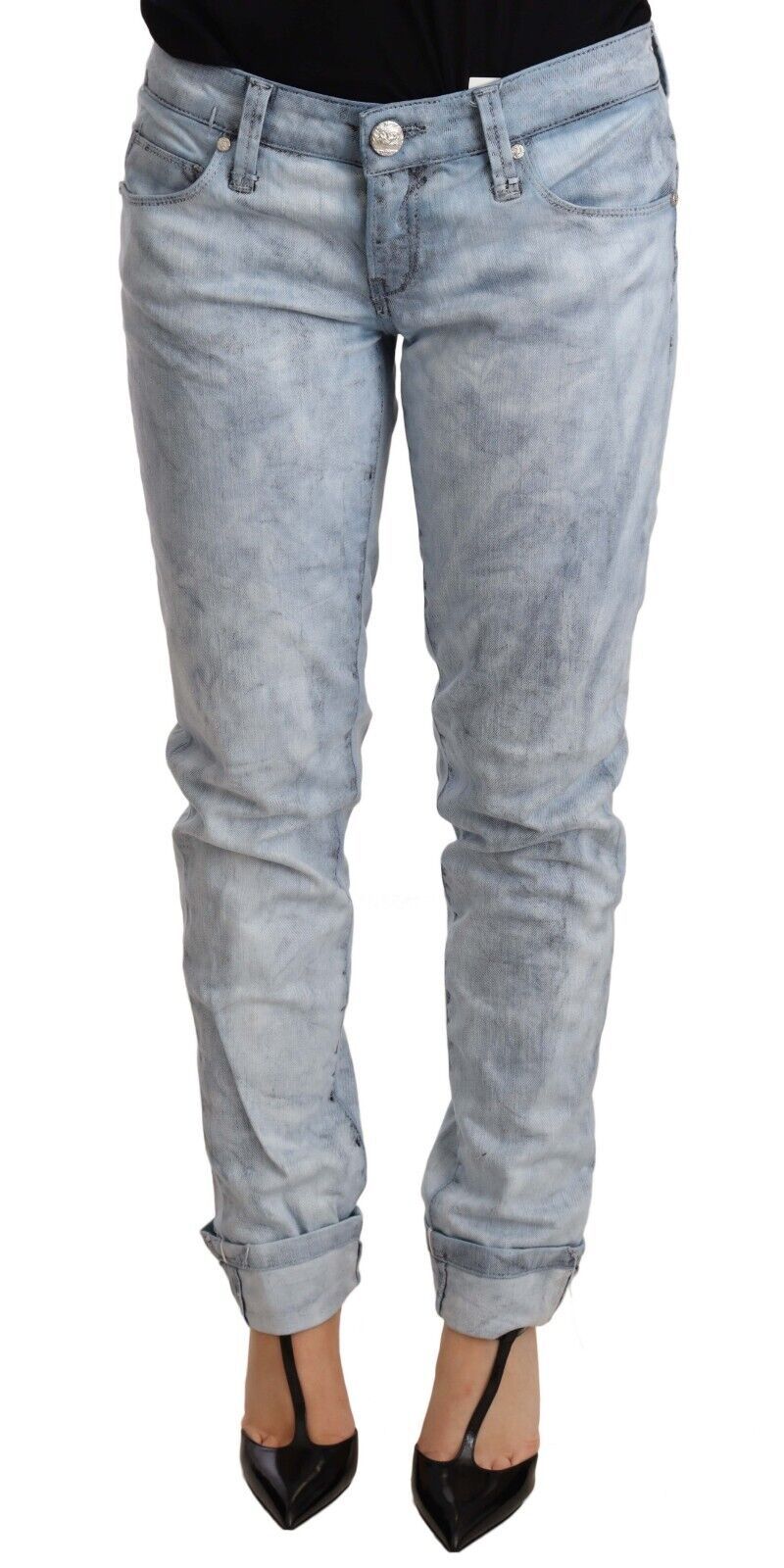  - Chic Light Blue Push Up Denim Jeans