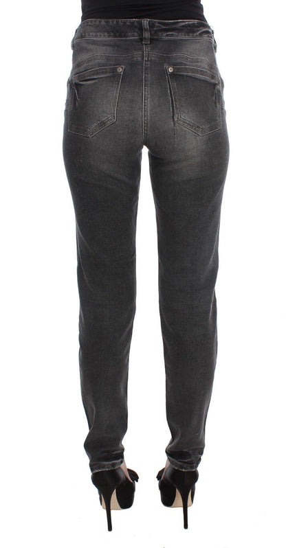  - Elegant Gray Regular Fit Jeans