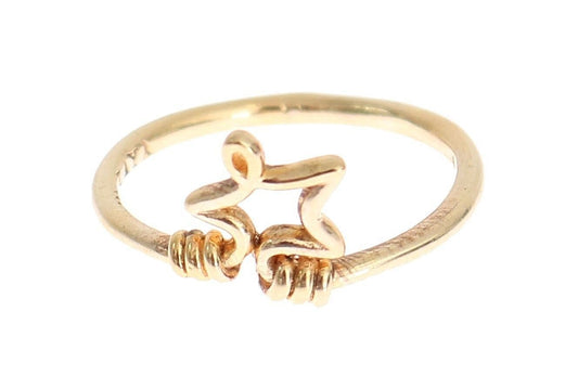  - Elegant Gold-Plated Sterling Silver Ring