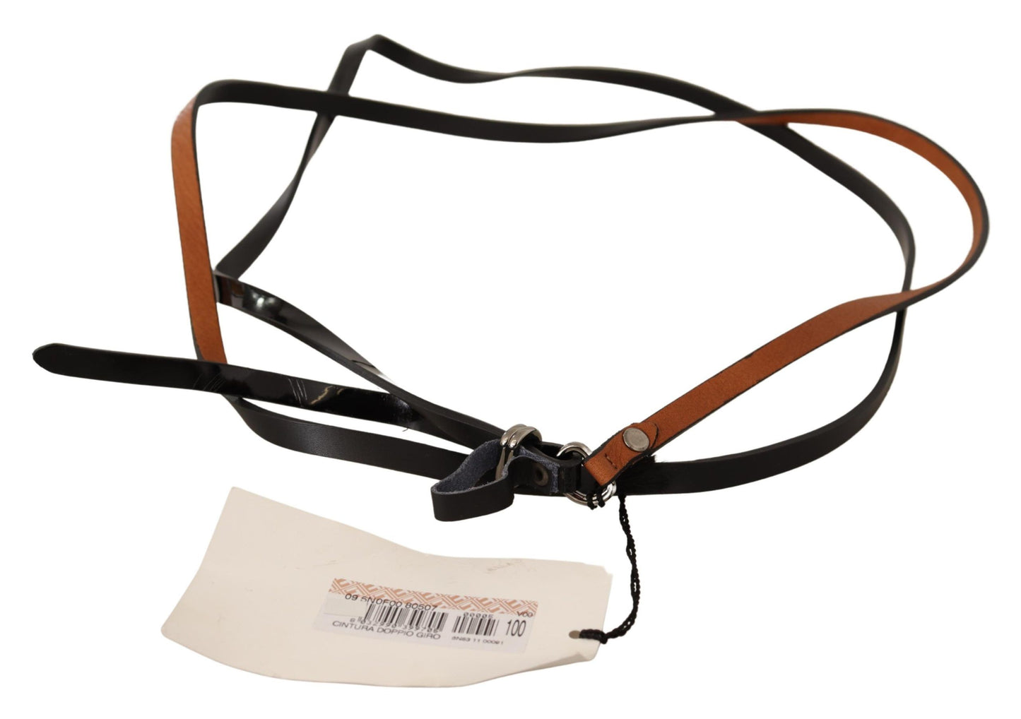  - Elegant Brown Leather Fashion Belt