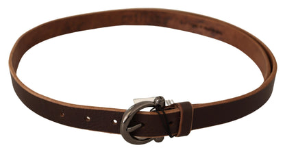  - Elegant Brown Leather Fashion Belt