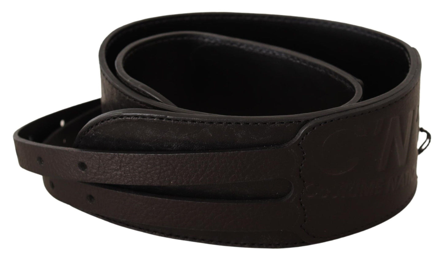  - Elegant Double Buckle Leather Belt