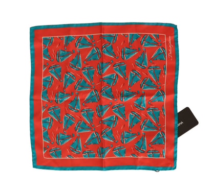  - Sunset Marina Silk Pocket Square