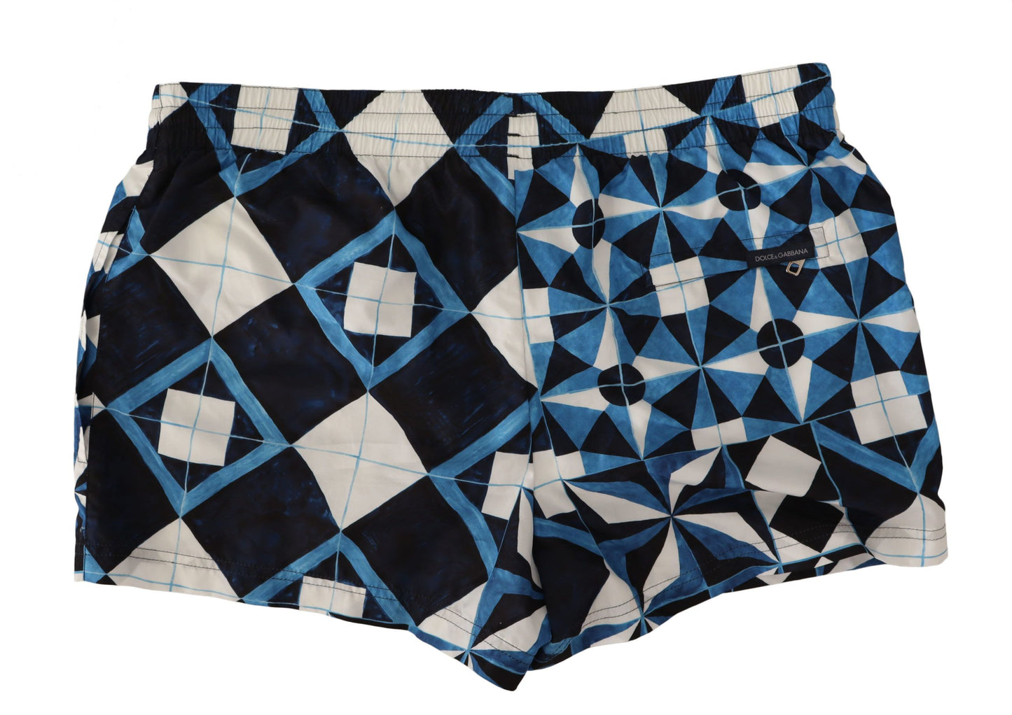  - Majestic Majolica Print Swim Trunks