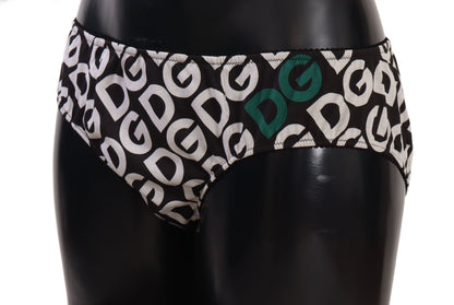  - Chic Black & White DG Logo Print Bottoms