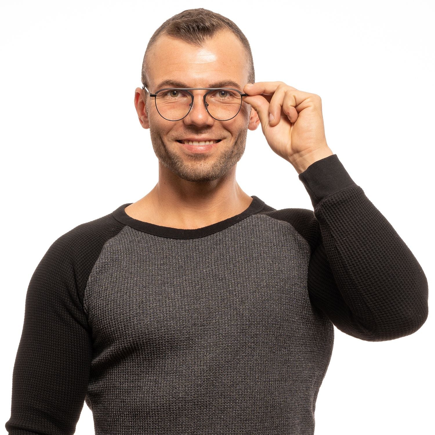 Yohji Yamamoto Men's Optical Frames – Black Round Design