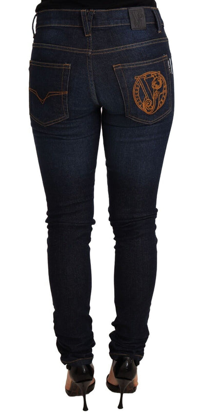  - Elegant Low Waist Skinny Designer Jeans