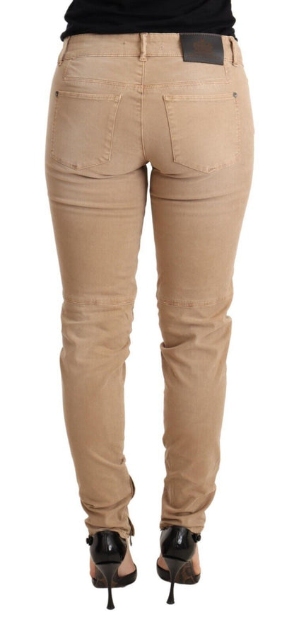  - Chic Low Waist Skinny Cotton Trousers