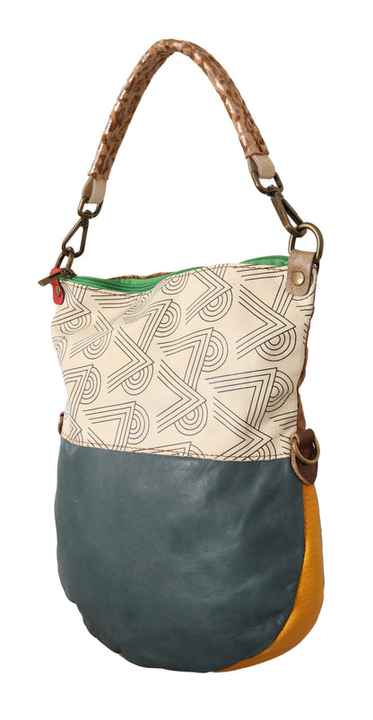  - Chic Multicolor Leather Shoulder Bag