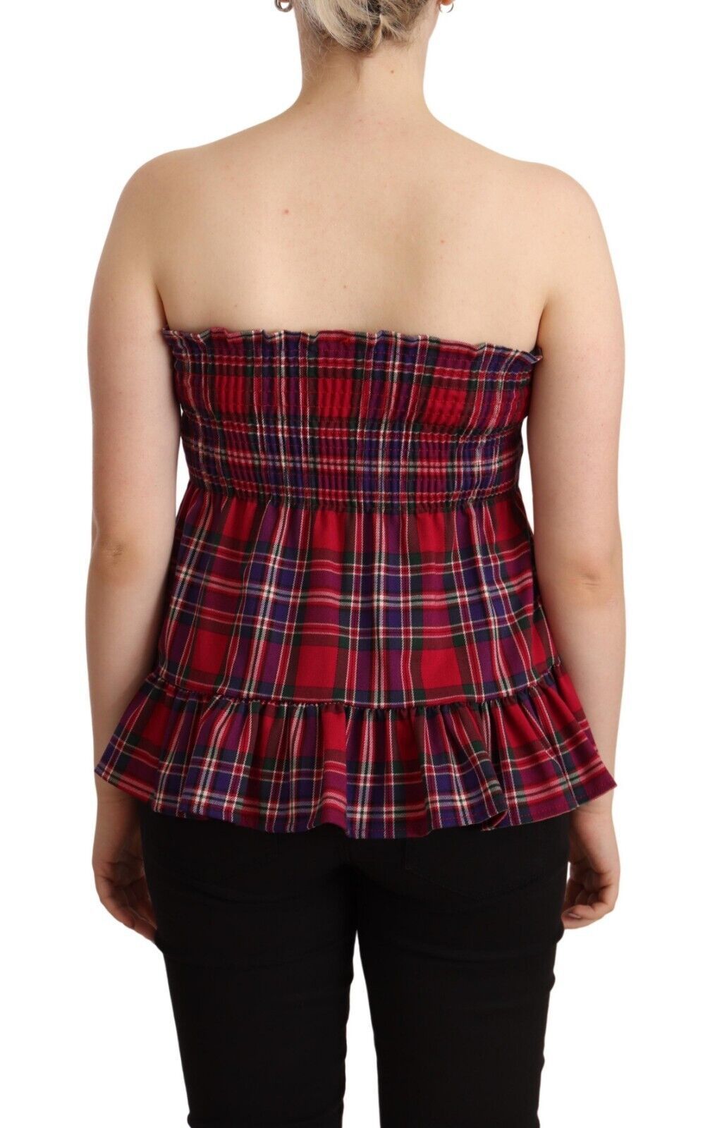  - Chic Checkered Sleeveless Tank Top