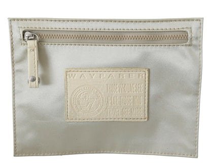  - Elegant White Fabric Coin Wallet