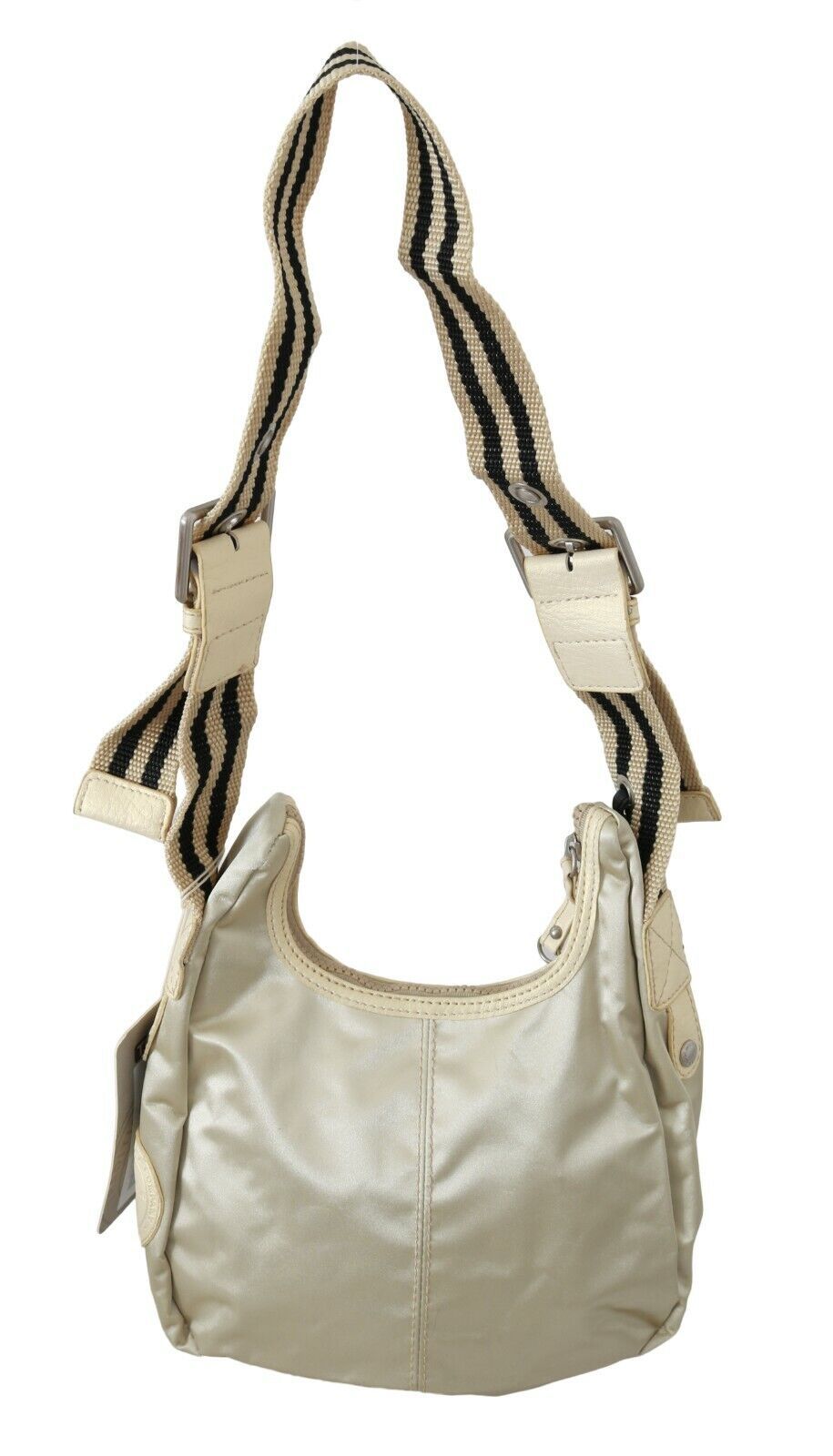  - Chic White Fabric Shoulder Bag - Perfect for Any Occasion