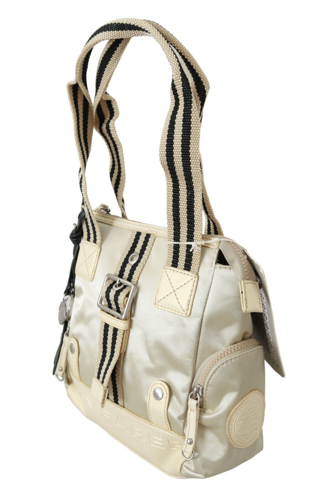  - Chic Beige Fabric Handbag