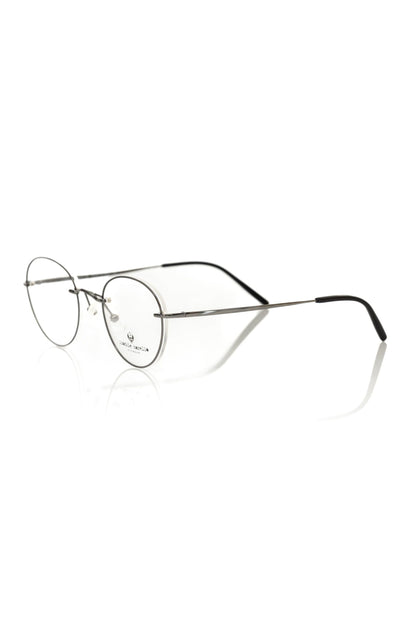 Gray Metallic Unisex Eyeglass Frame - The Luxe Alliance