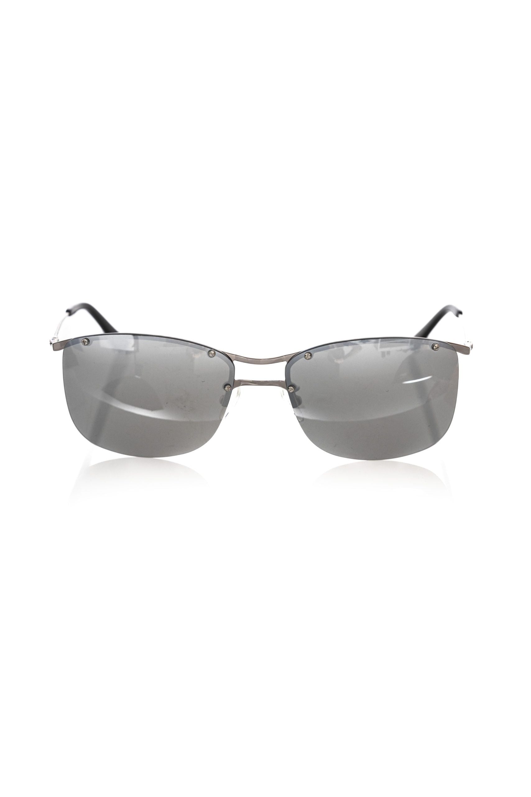 Silver Metallic Men Sunglass