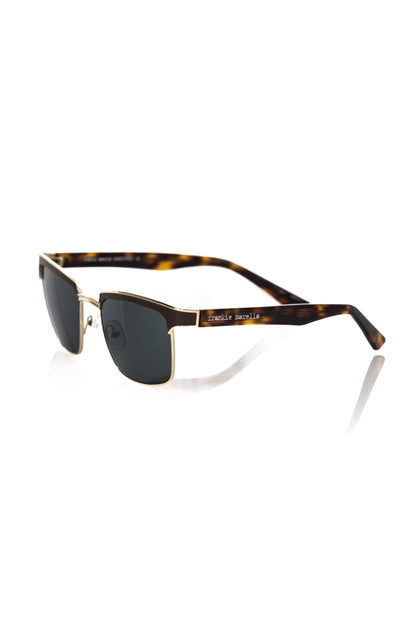  - Brown Metallic Men's Sunglass