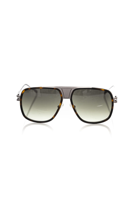  - Brown Metallic Fiber Men Sunglass