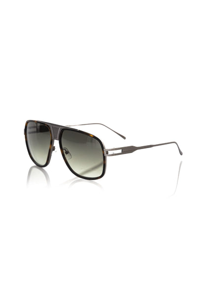  - Brown Metallic Fiber Men Sunglass