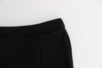  - Chic Black Pencil Skirt Knee Length with Side Zip