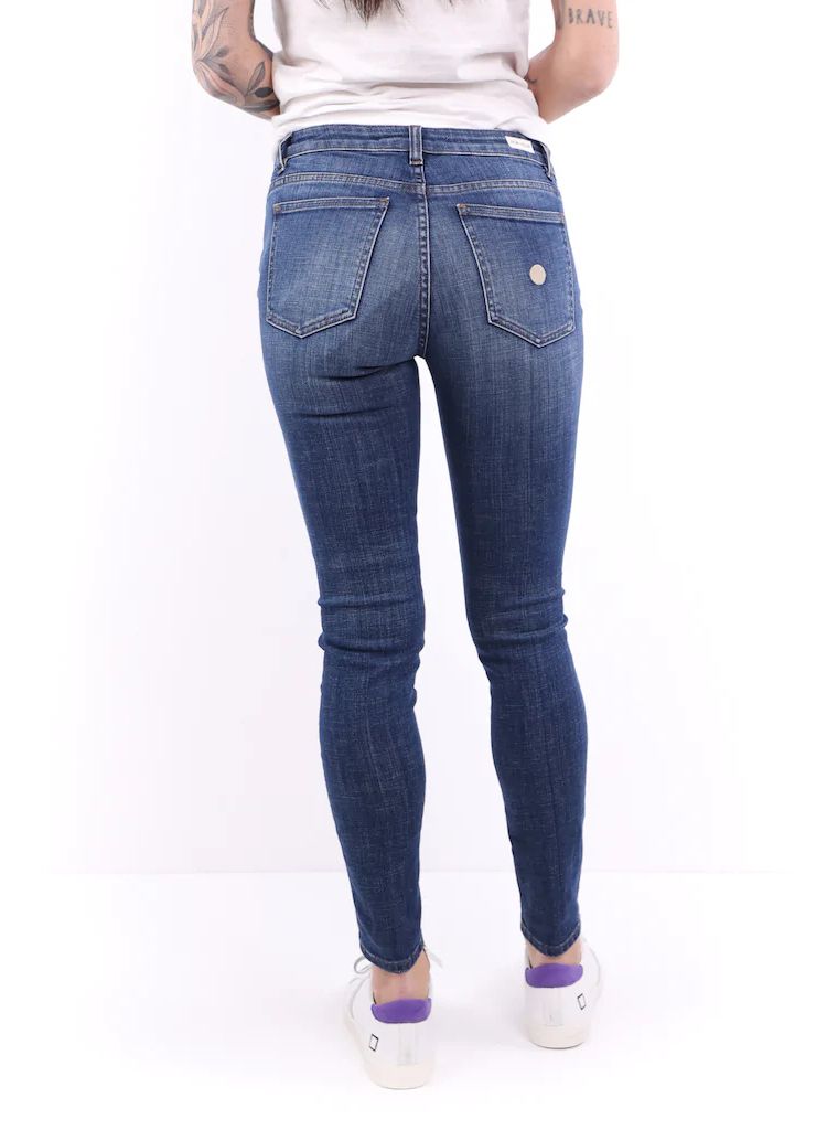  - Blue Cotton Women Jeans