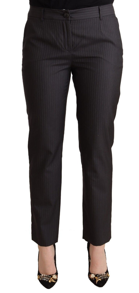  - Elegant Tailored Virgin Wool and Silk Pants