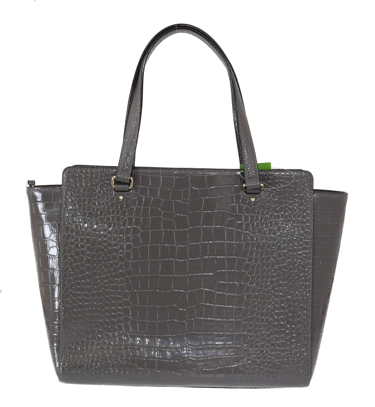  - Chic Elissa Gray Leather Handbag