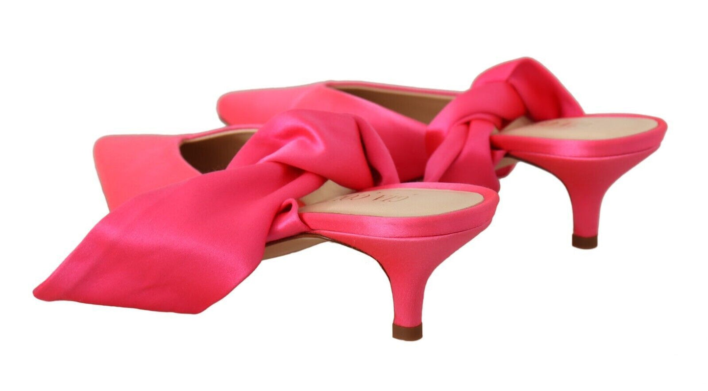  - Chic Pink Kitten Heels for Elegant Evenings