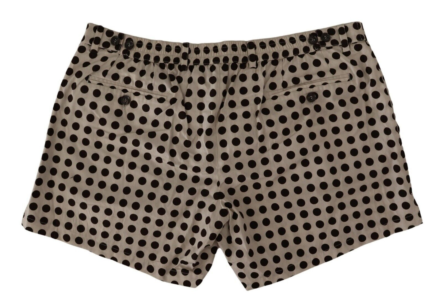  - Elegant Polka Dot Cotton Shorts