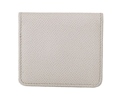  - Chic White Leather Wallet