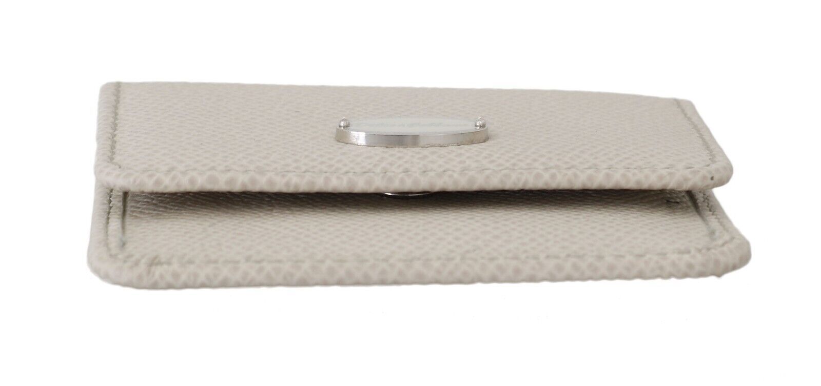 Chic White Leather Wallet