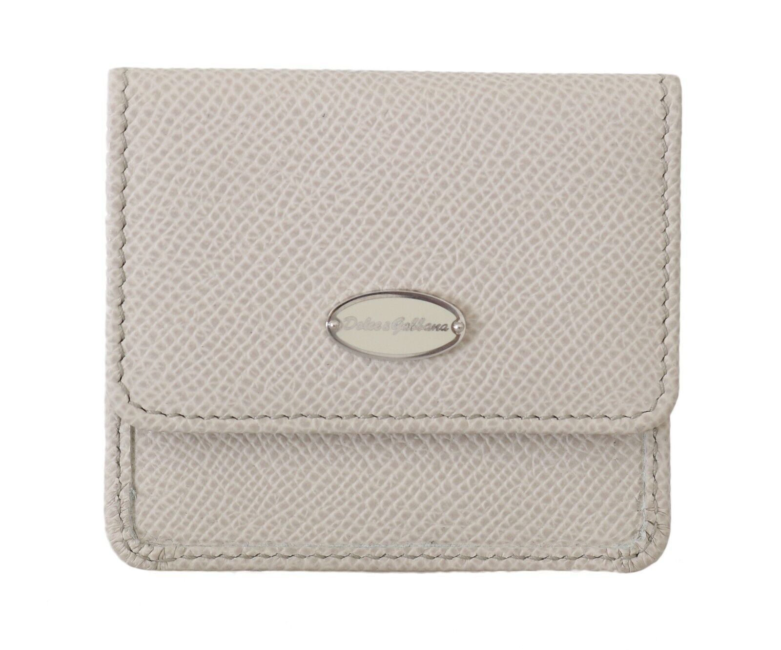 Chic White Leather Wallet