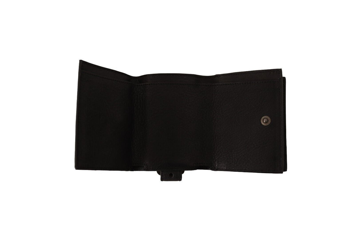  - Elegant Black Leather Trifold Multi Kit