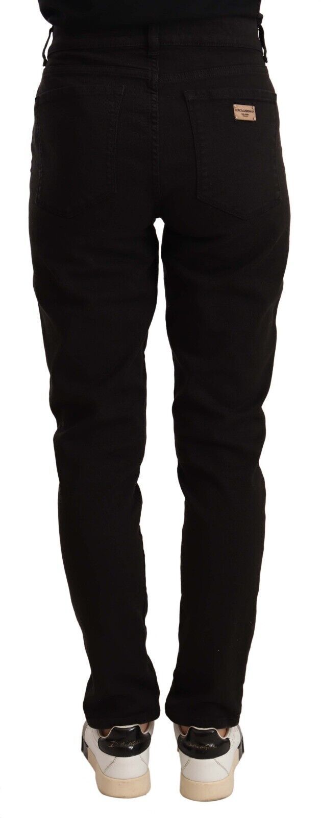  - Elegant Slim-Fit Black Skinny Jeans