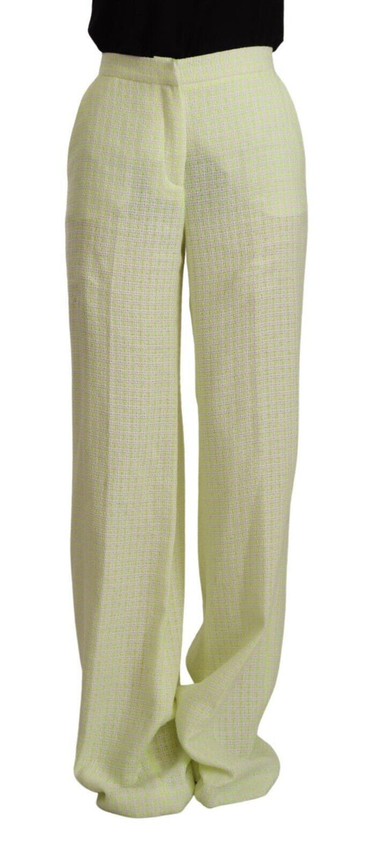  - High-Waist Straight-Leg Chic Trousers