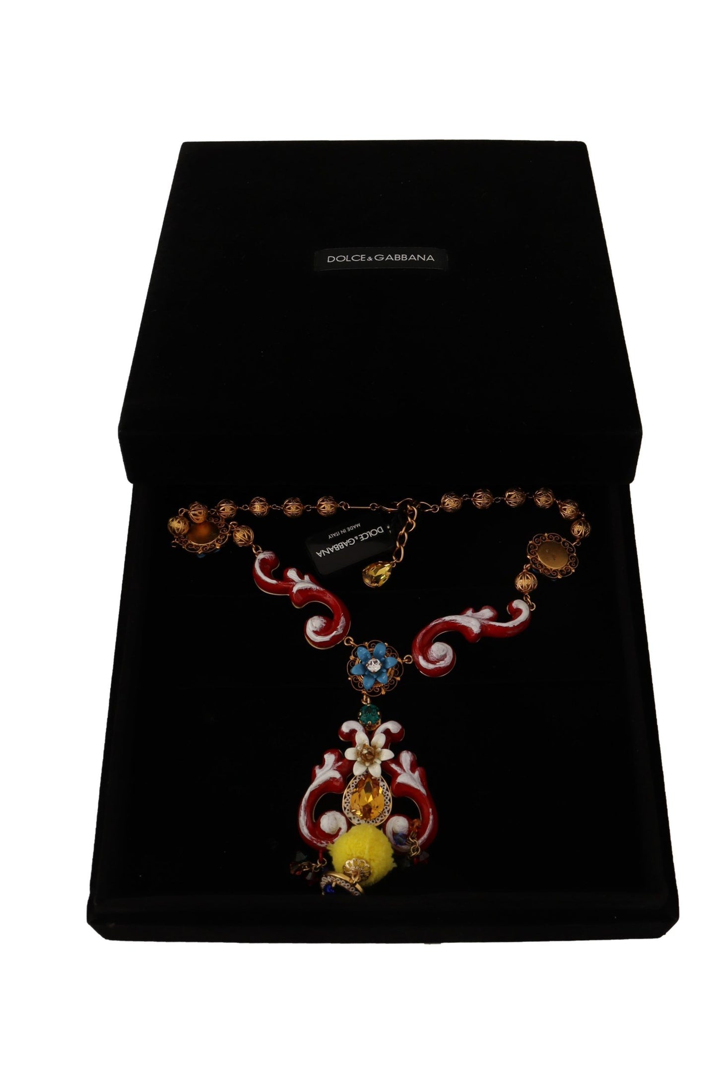  - Multicolor Crystal Statement Necklace