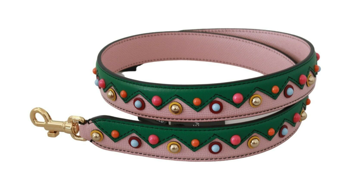  - Elegant Multicolor Leather Shoulder Strap