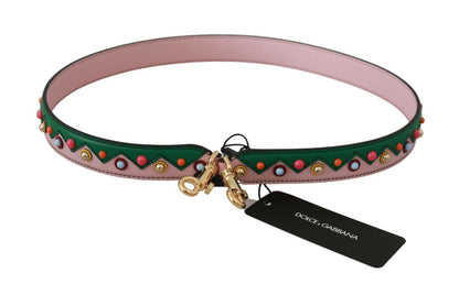  - Elegant Multicolor Leather Shoulder Strap