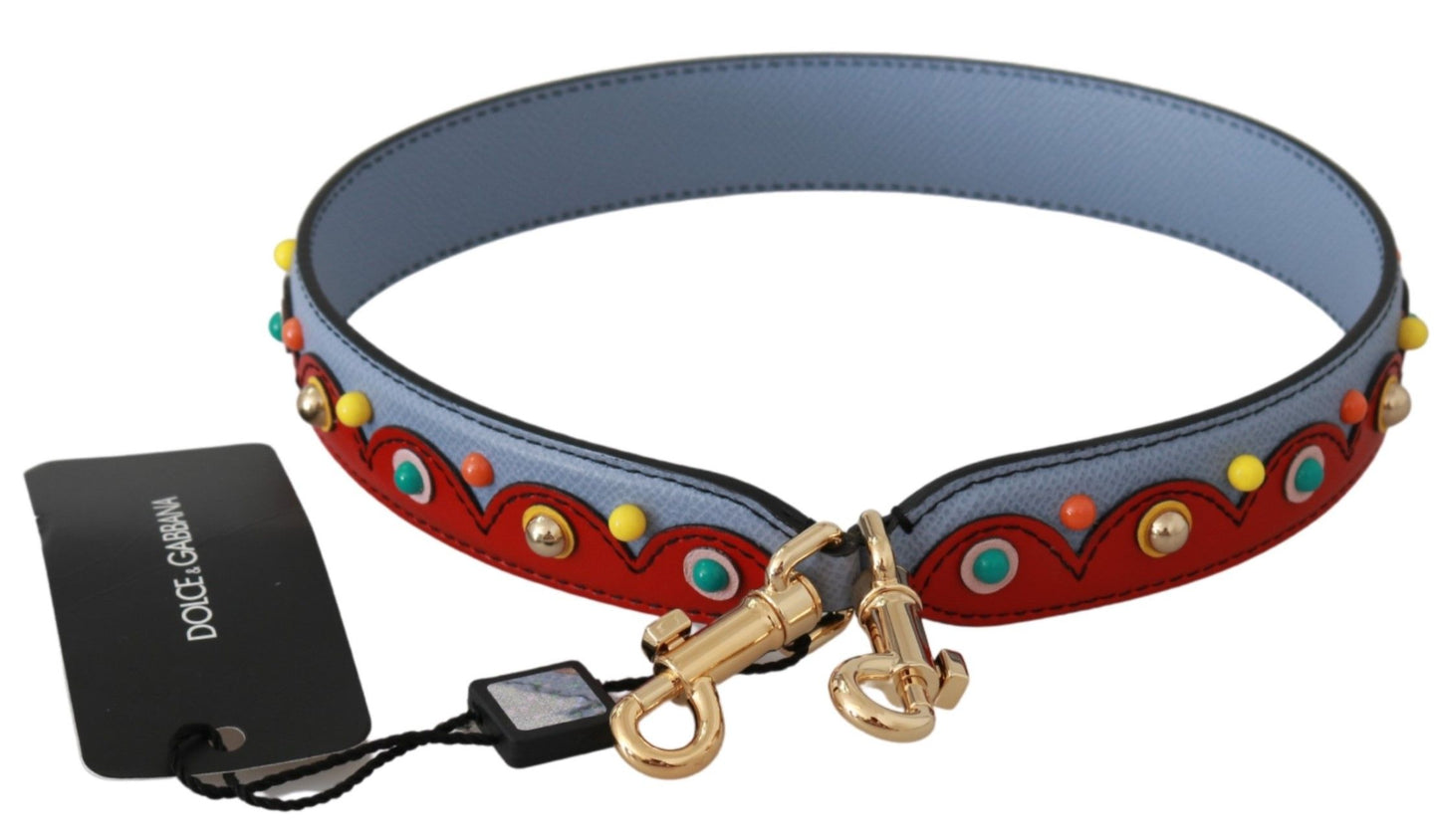  - Elegant Multicolor Leather Shoulder Strap