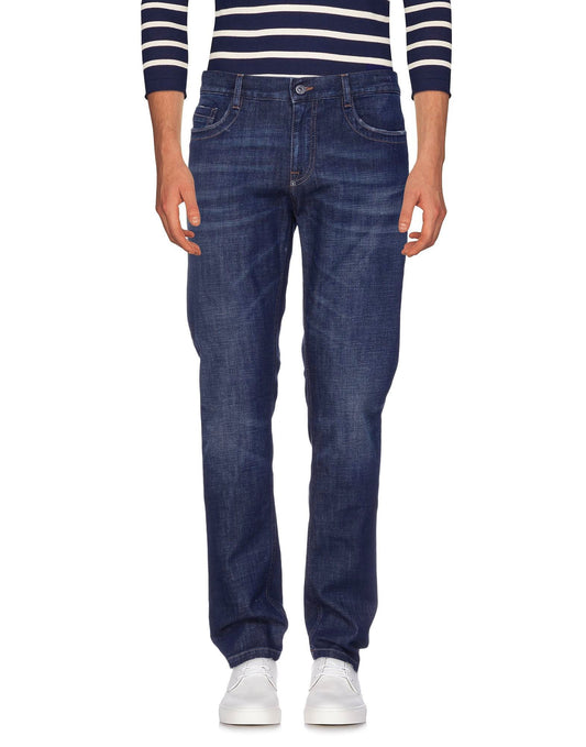 - Blue Cotton Men Jean
